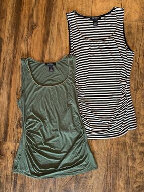 WHBM Basic Soft Knit Tank Tops - Set of 2